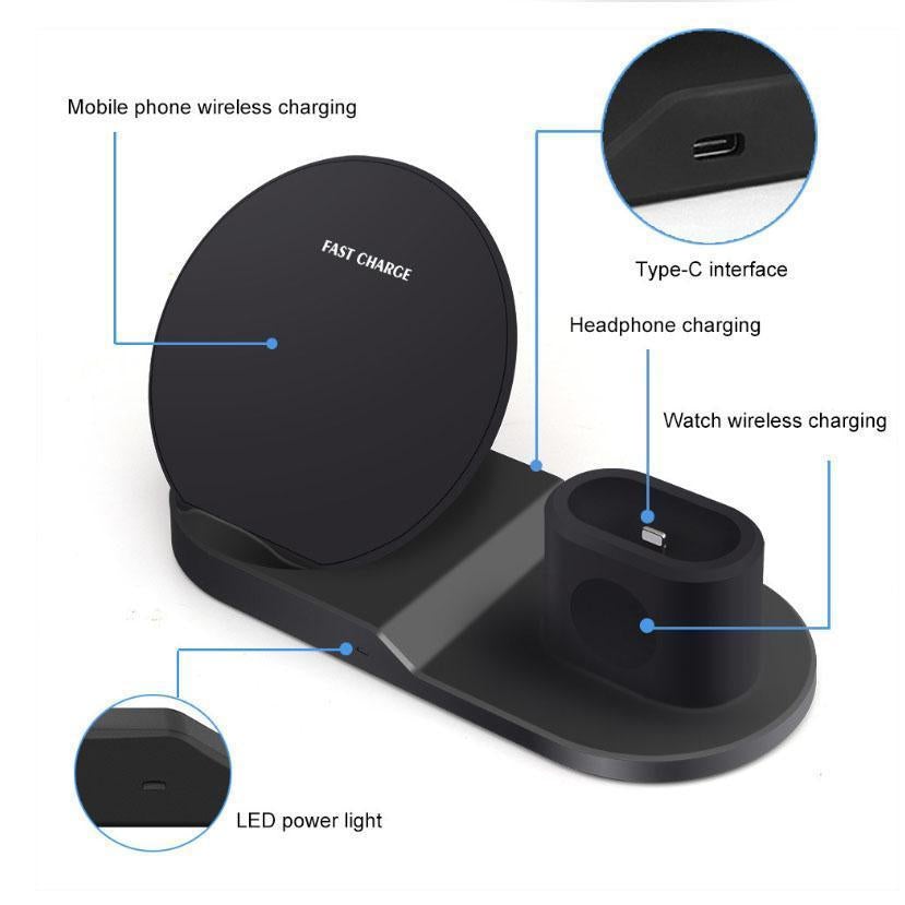 3-in-1 Wireless Charging Dock Gadget-4