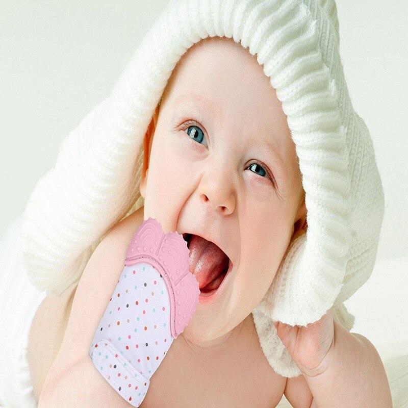 Baby Teething Glove – Soothing Mitten Toy Baby Essentials-4