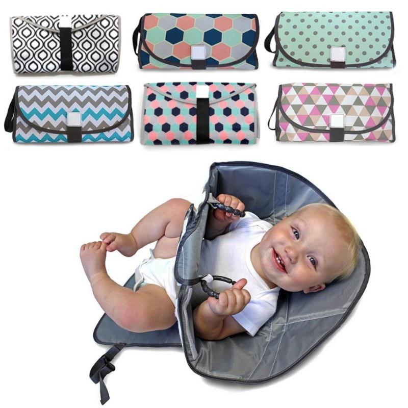 3-in-1 Foldable Diaper Bag with Crib Baby Essentials-4